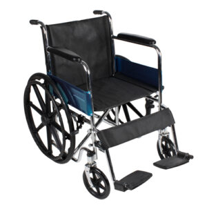 SILLA DE RUEDAS PLEGABLE CON DESCANSAPIES